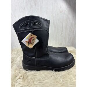 Avenger A7857 Work Boots Black Leather Composite Toe Waterproof Mens 15M NWT
